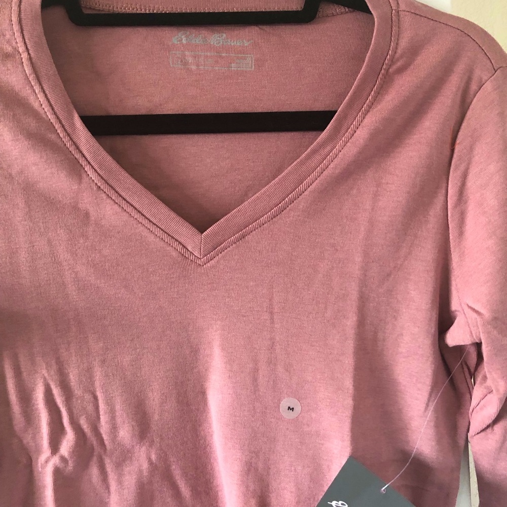 Never worn Eddie Bauer Long Sleeve Shirt in Anemone